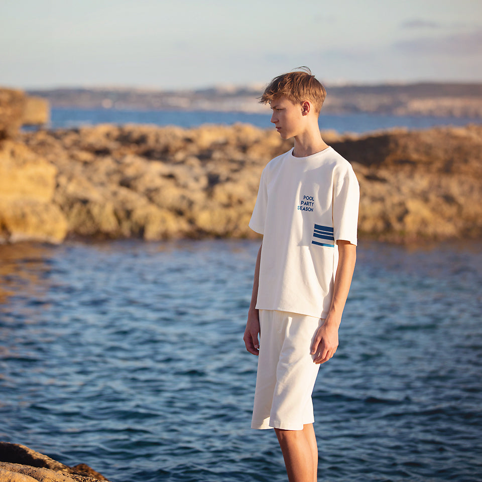See You At Six - Off-White Plain French Terry