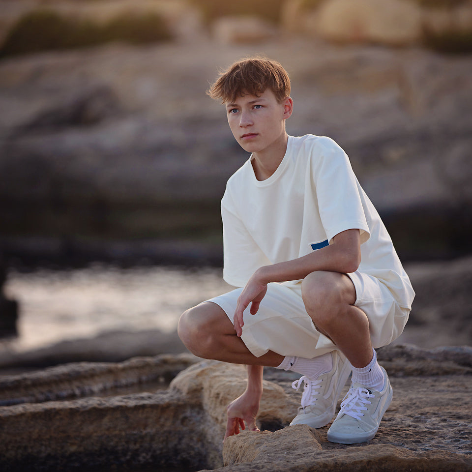 See You At Six - Off-White Plain French Terry