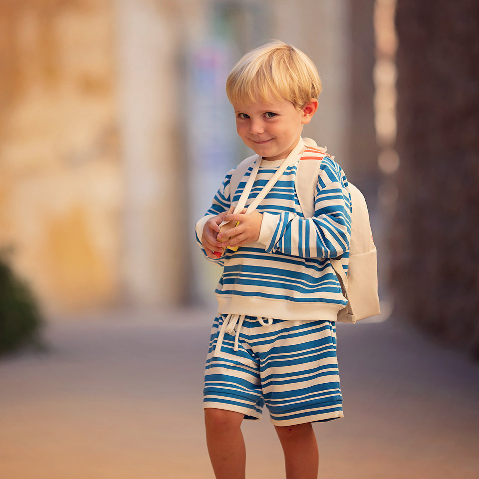 See You At Six - Summer Horizontals Off-White French Terry