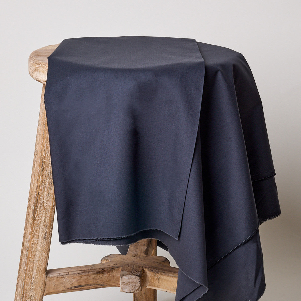 Atelier Brunette - Deep Charcoal Cotton Poplin Fabric