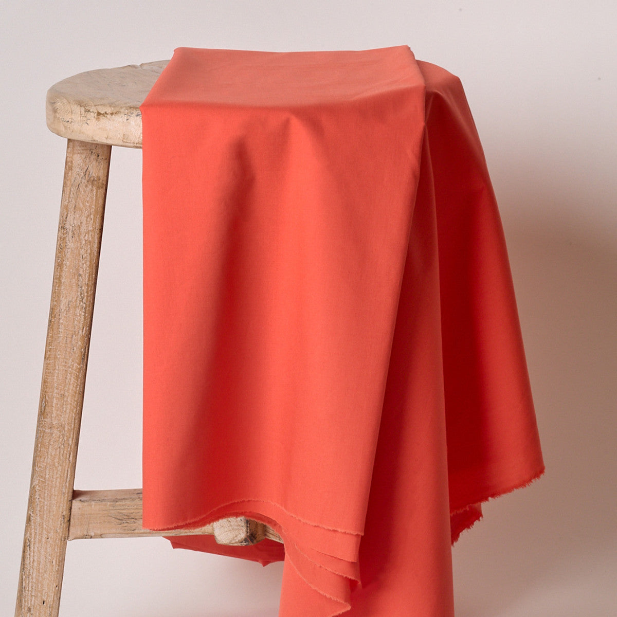 Atelier Brunette - Poppy Tangerine Cotton Poplin Fabric