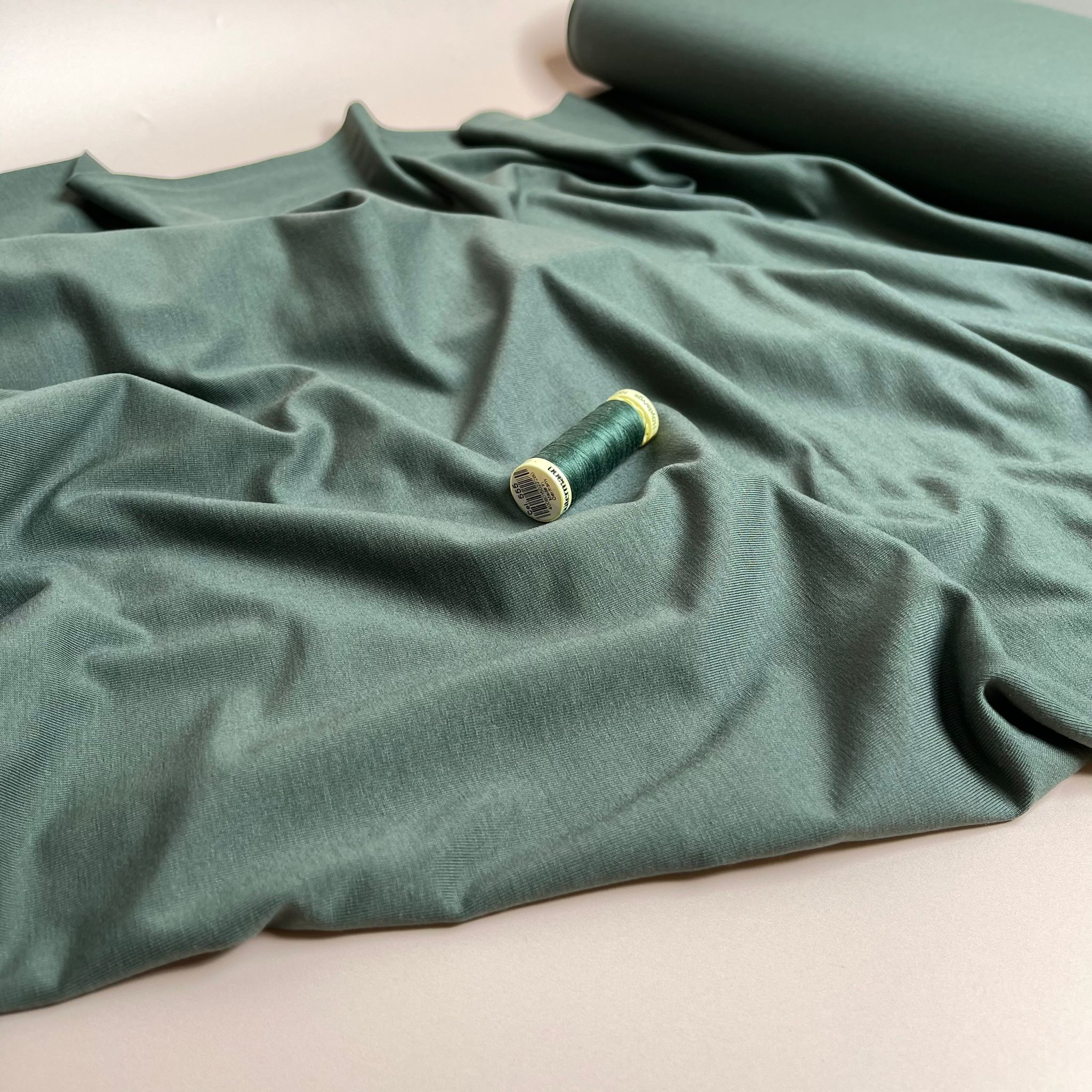 Lush in Khaki Jersey Fabric with TENCEL™ Lyocell Fibres