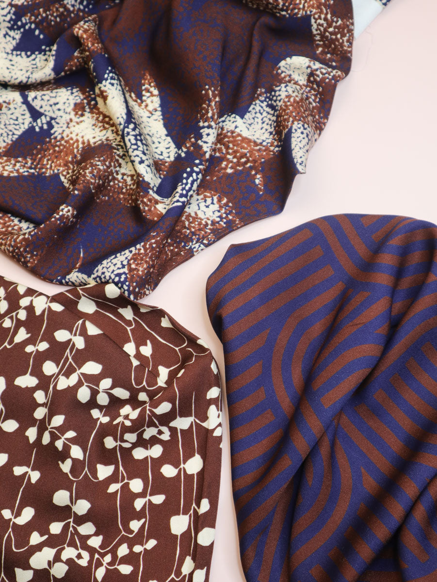 PRE-ORDER - MID SEPTEMBER DELIVERY Mind The MAKER - Bree Rust Viscose Twill with LENZING™ ECOVERO™ fibres