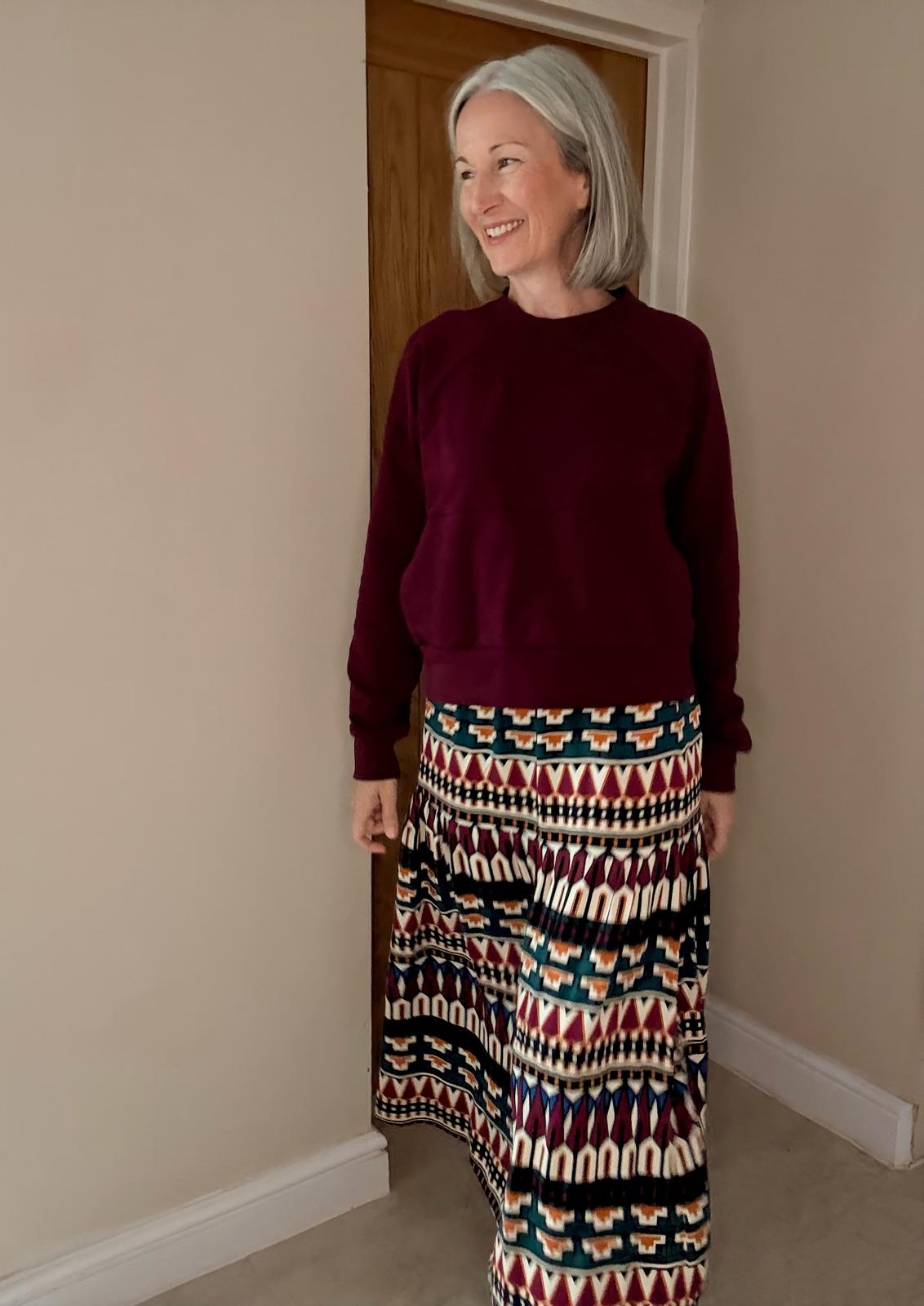 Sewing Kit - Luella Skirt in Autumn Jewel Viscose (Multiple Colours)