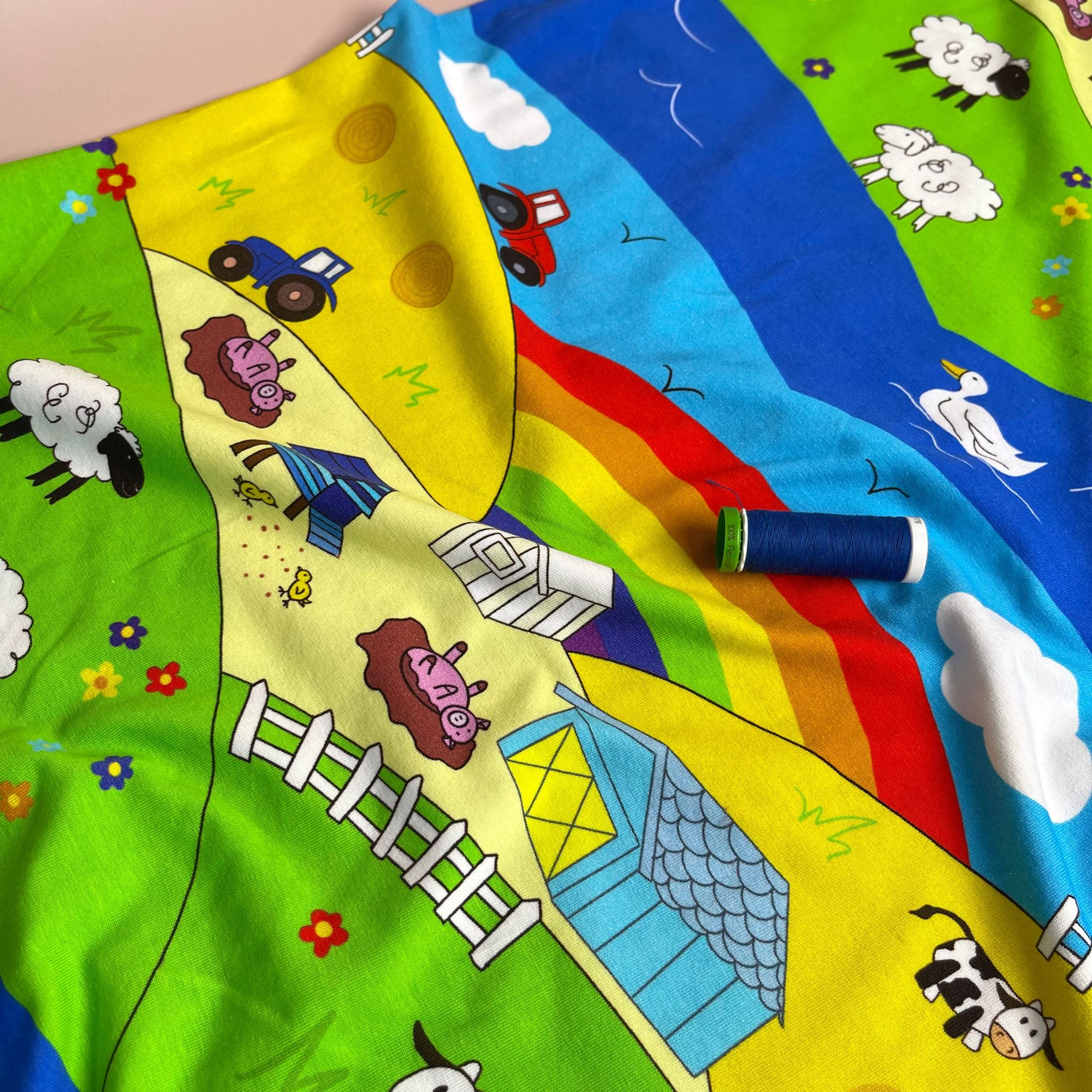 On The Farm Organic Cotton Knit Fabric