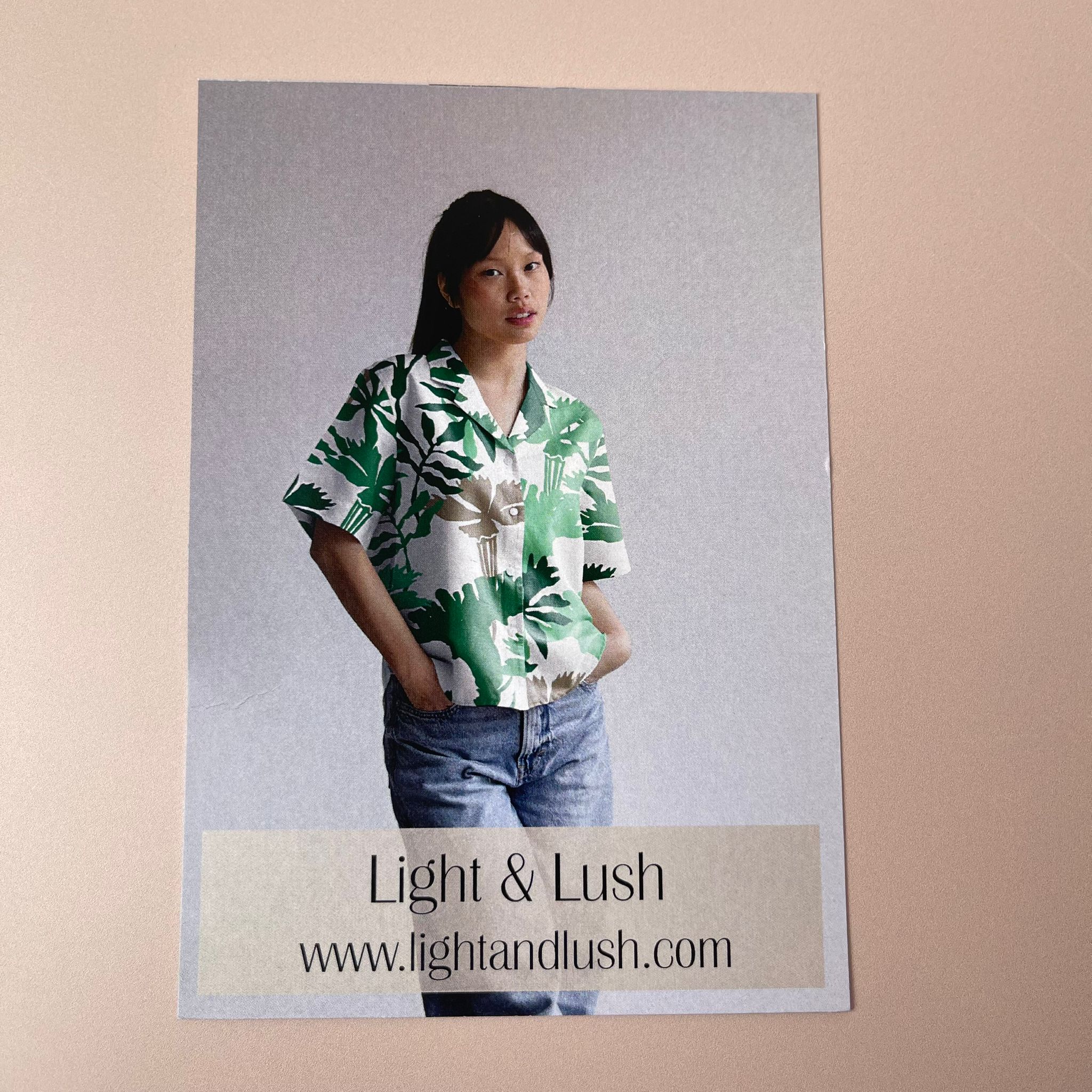 Light & Lush - Emerald Shadow Foliage Viscose Twill Fabric