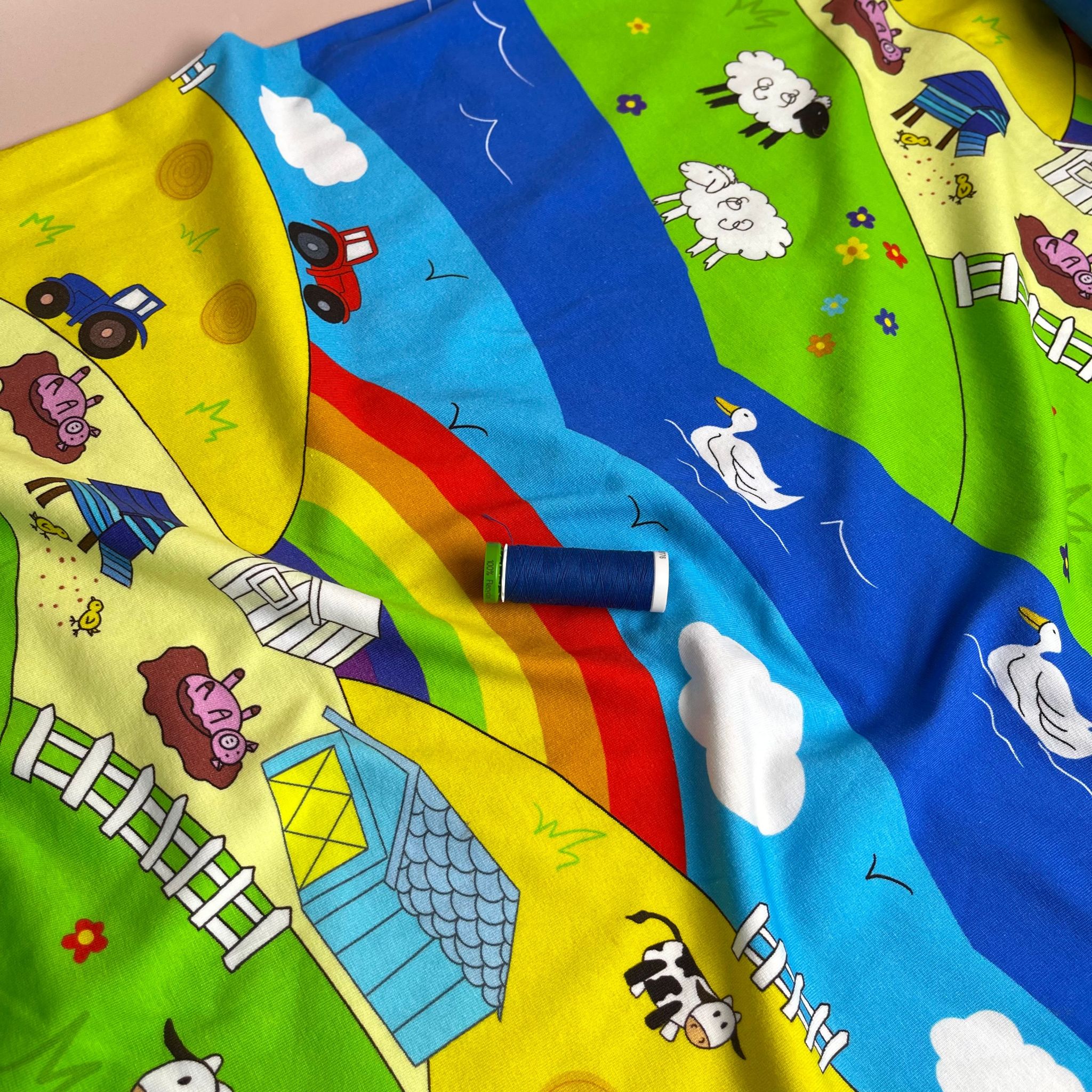 On The Farm Organic Cotton Knit Fabric
