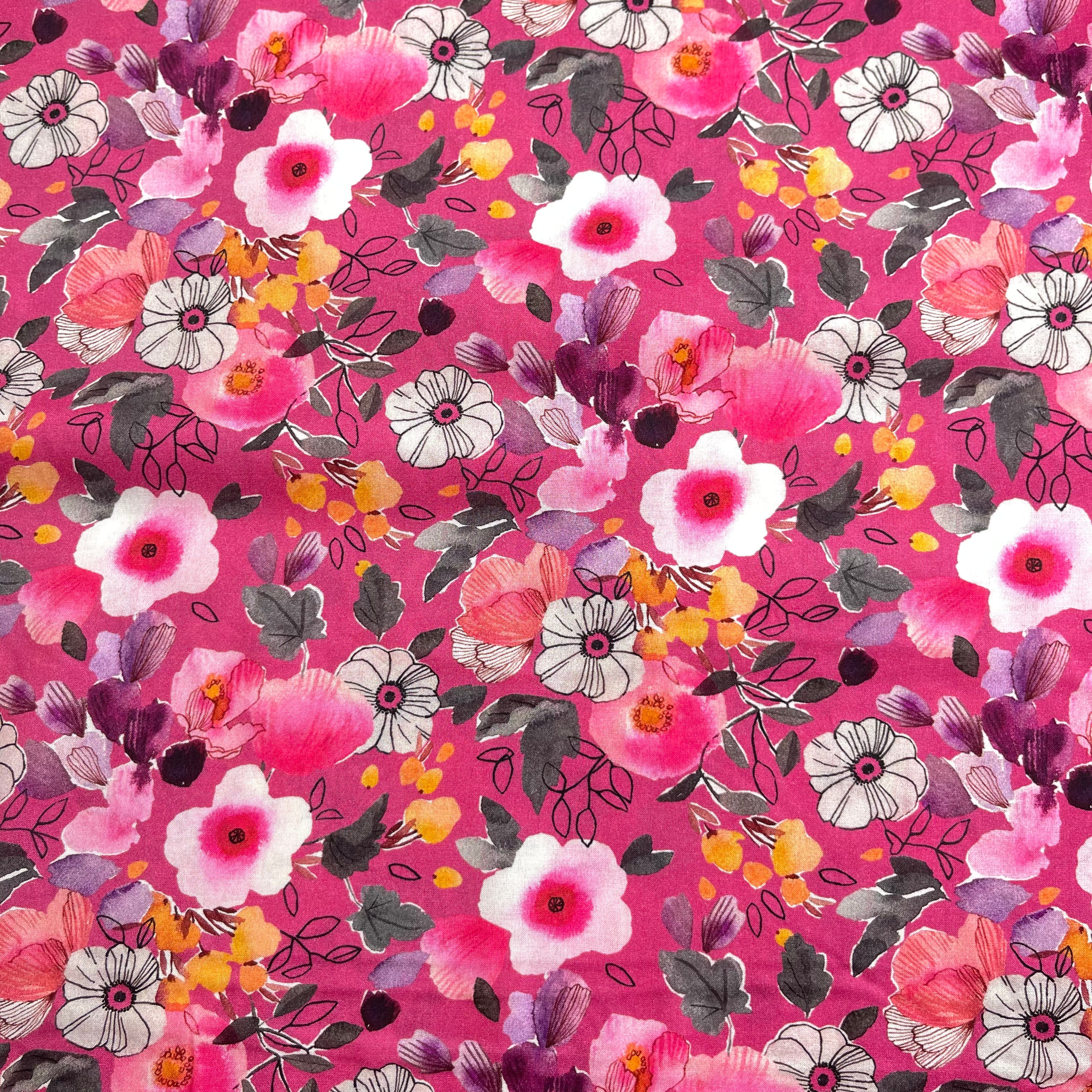 Flora by Victoria Johnson Rayon Fabric