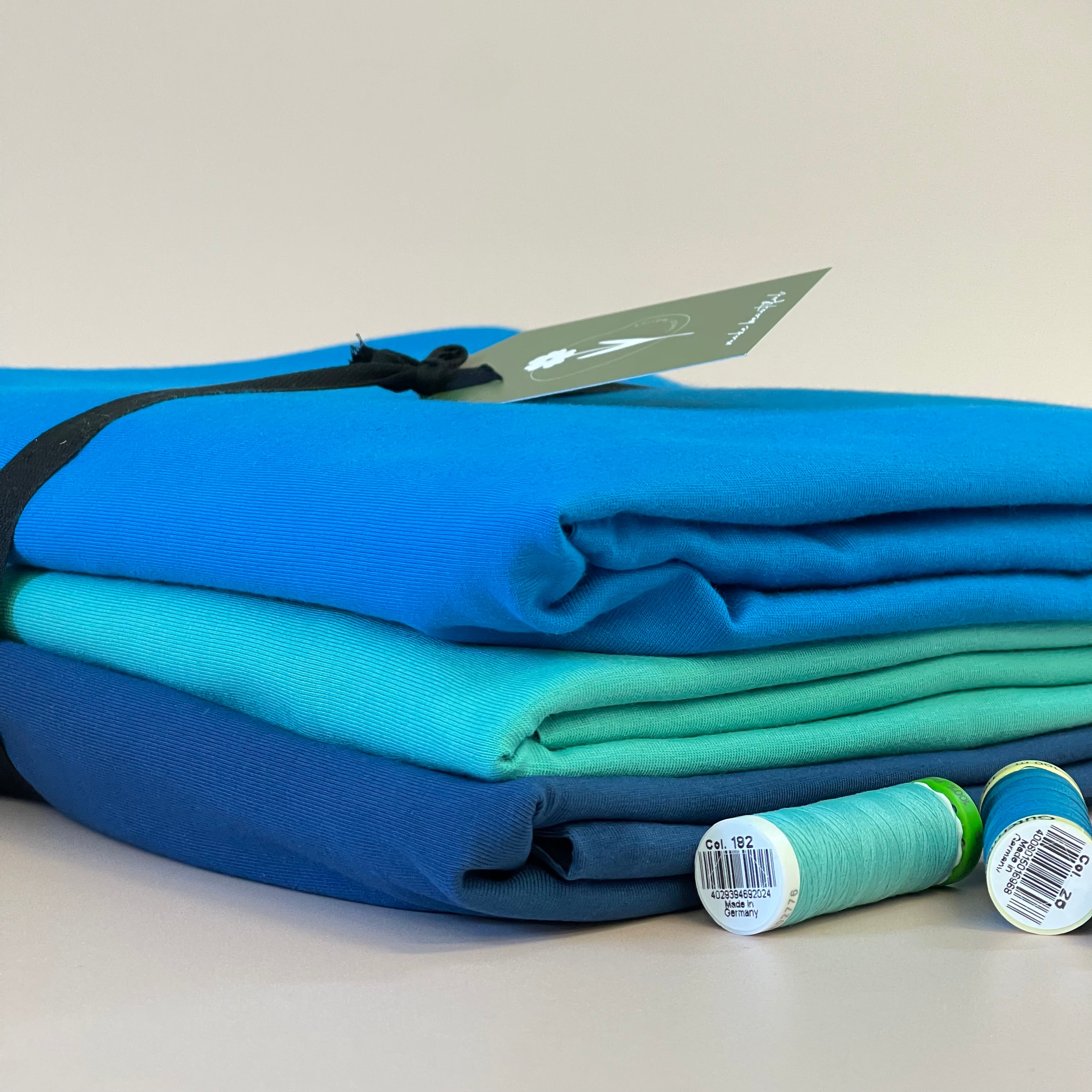 Colour Bundles - Ocean Waves Essential Chic Cotton Jersey Fabrics