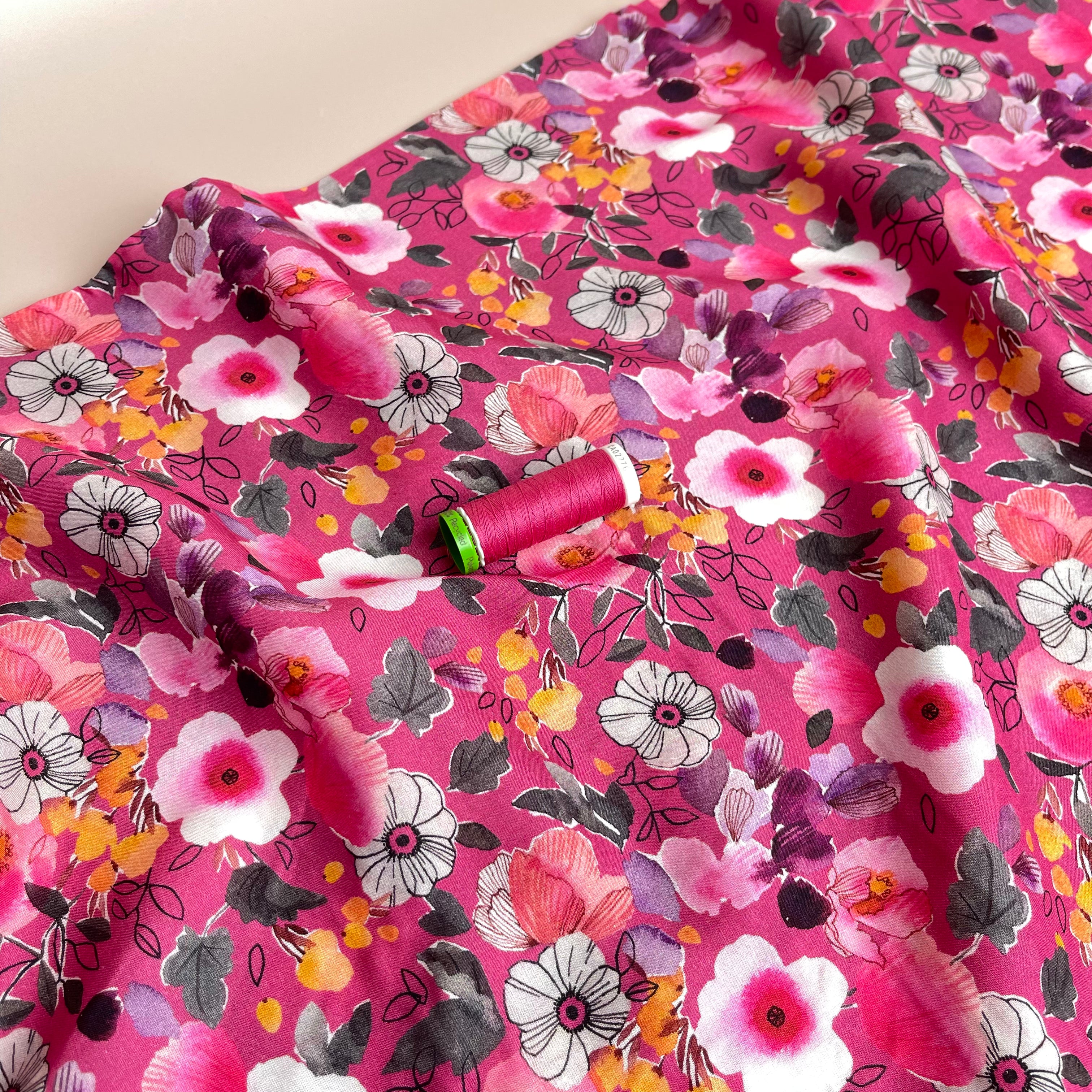 Flora by Victoria Johnson Rayon Fabric
