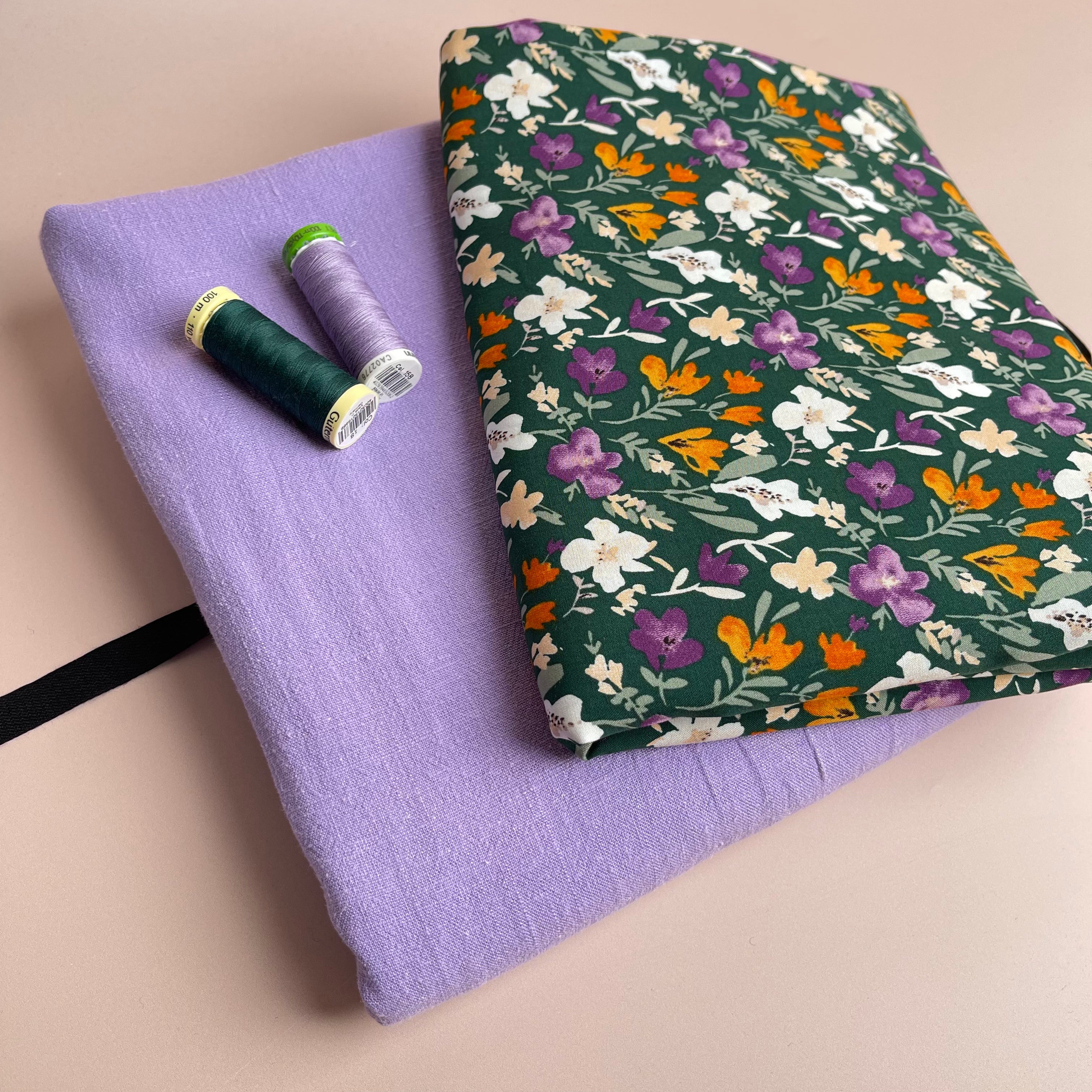 Make an Outfit - Primrose Viscose with Lilac Flow Linen Bundle