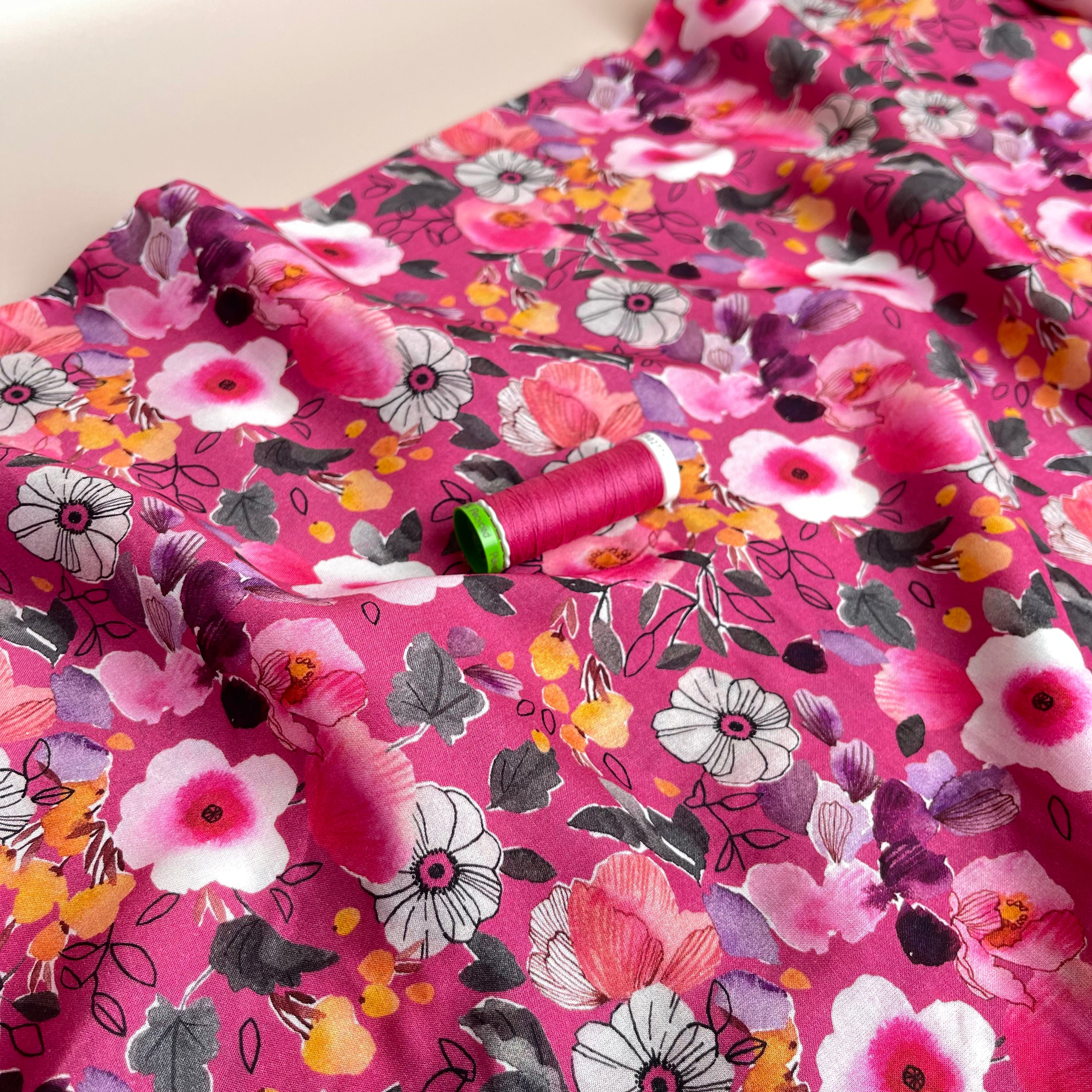 Flora by Victoria Johnson Rayon Fabric