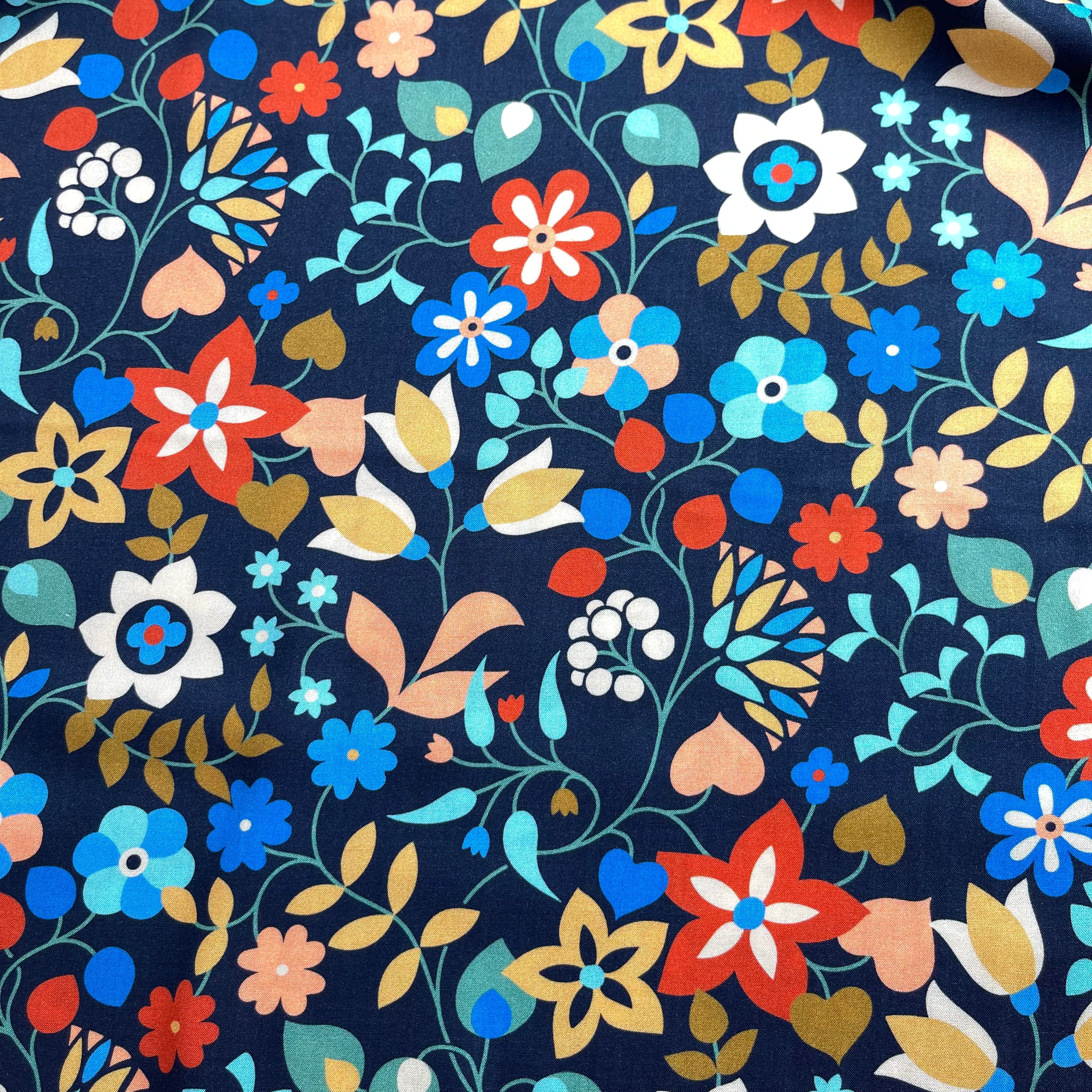 Tapestry by Sholto Drumlanrig in Denim Rayon Fabric
