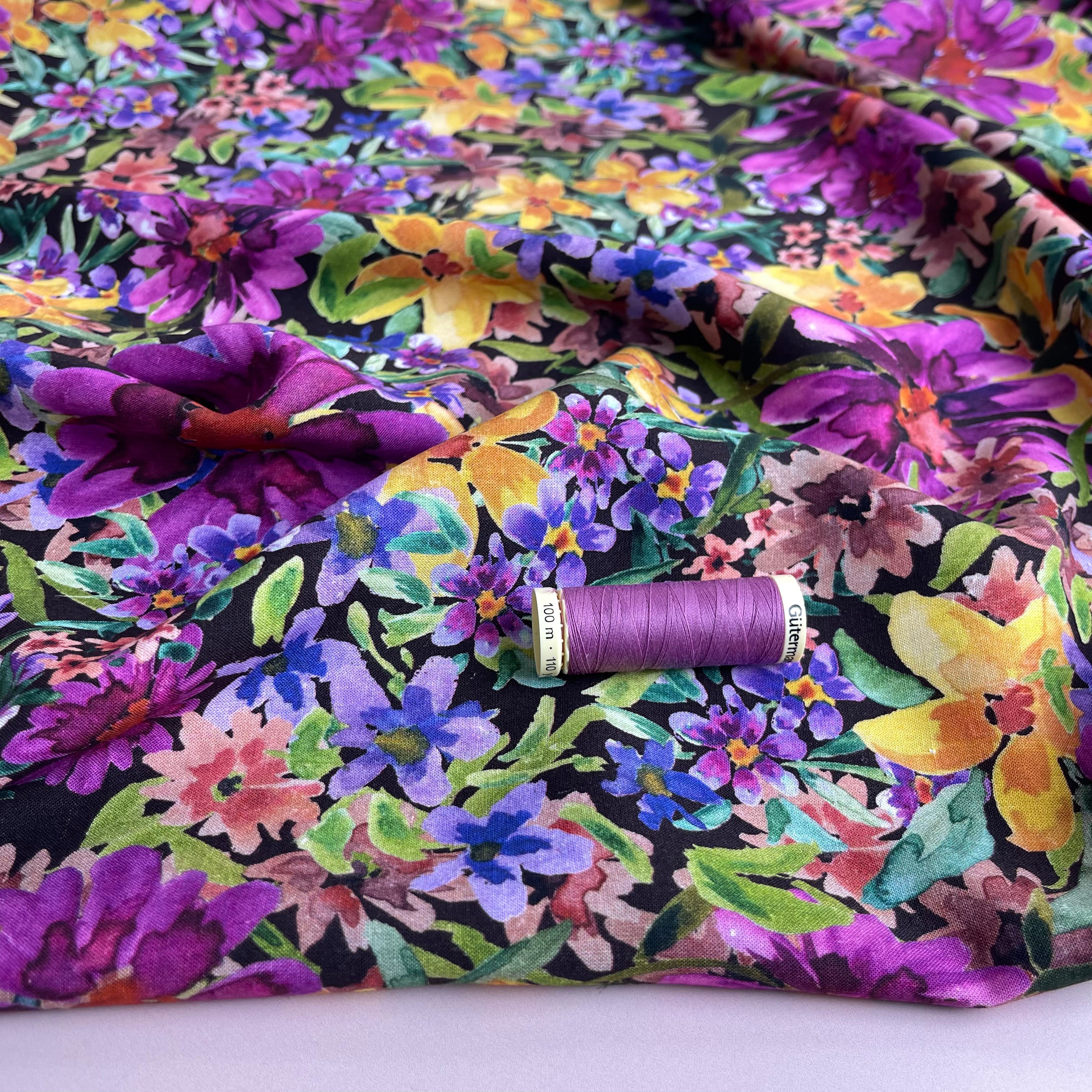 Botanist’s Garden Viscose Linen Blend Fabric