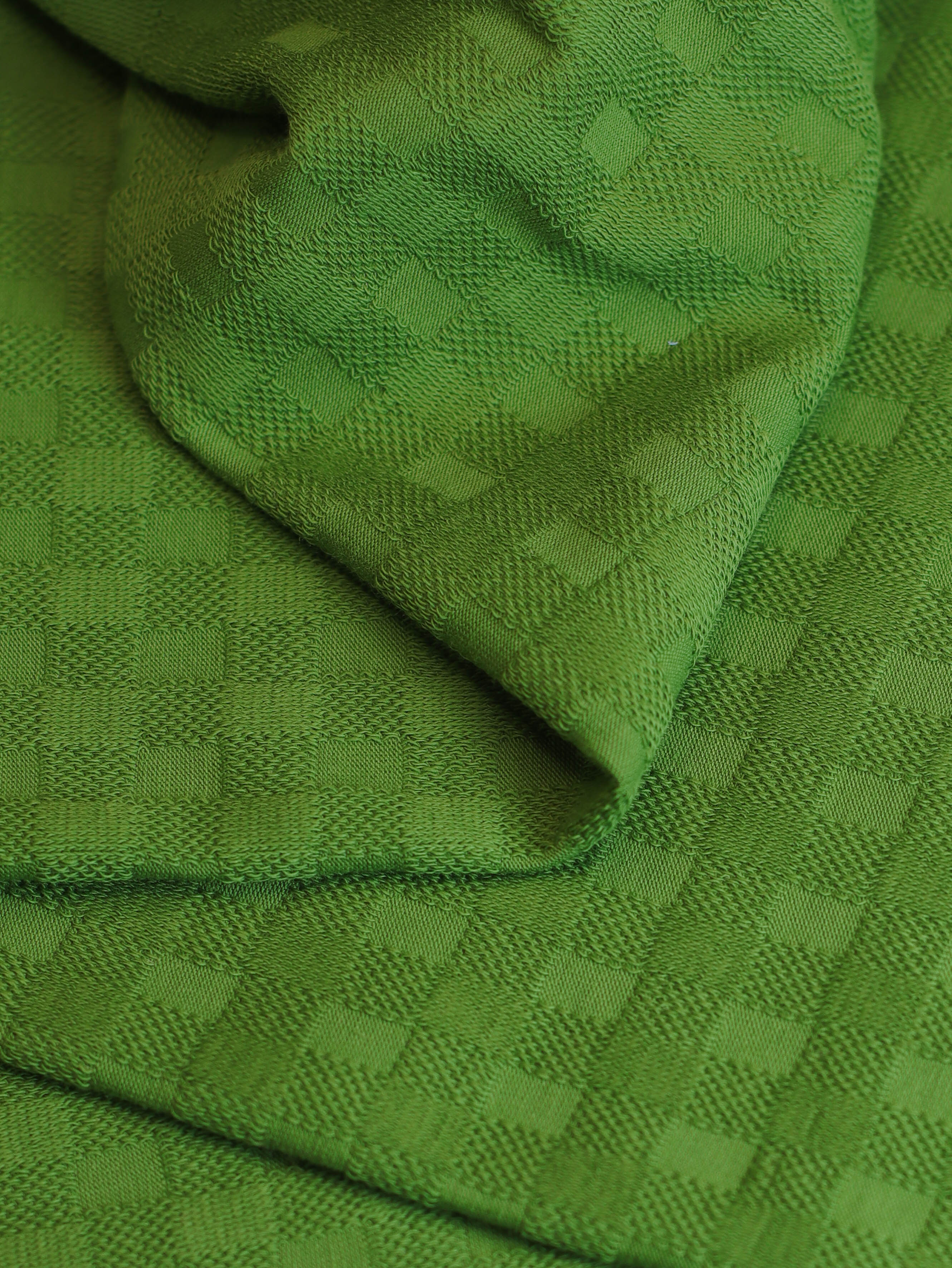 Mind The MAKER - Chess Knit Organic Cotton Knit in Evergreen