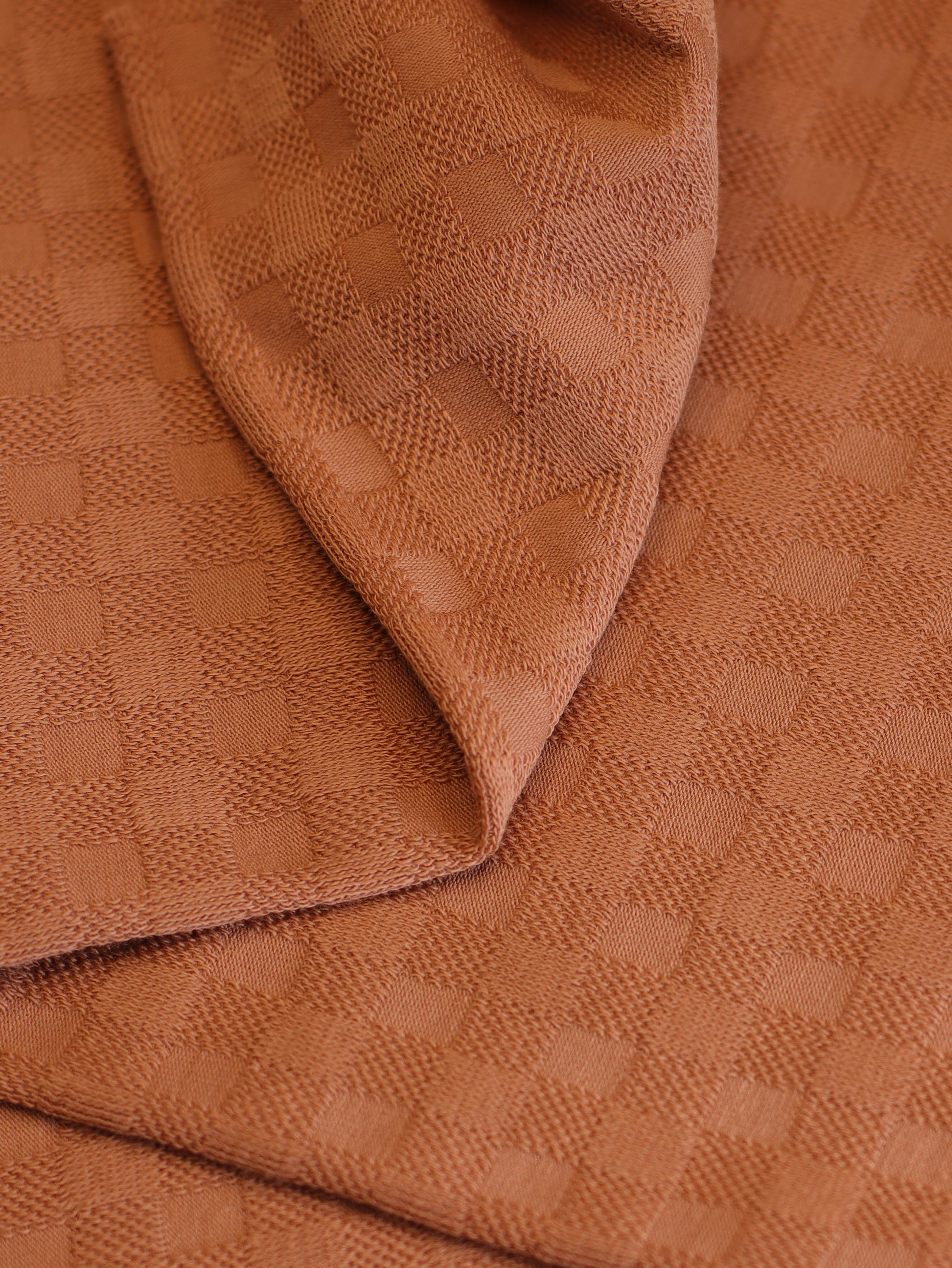 Mind The MAKER - Chess Knit Organic Cotton Knit in Soft Mocha