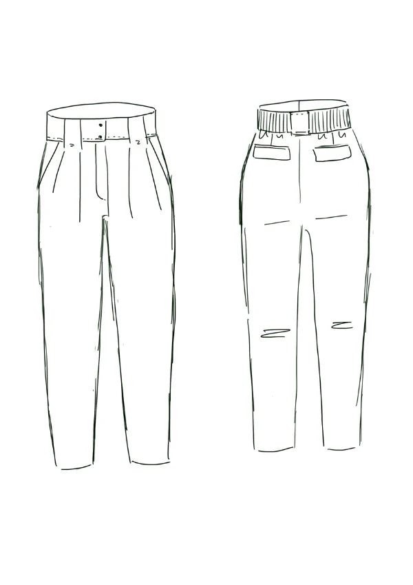 Maison Fauve - BELEM trousers Paper Sewing Pattern