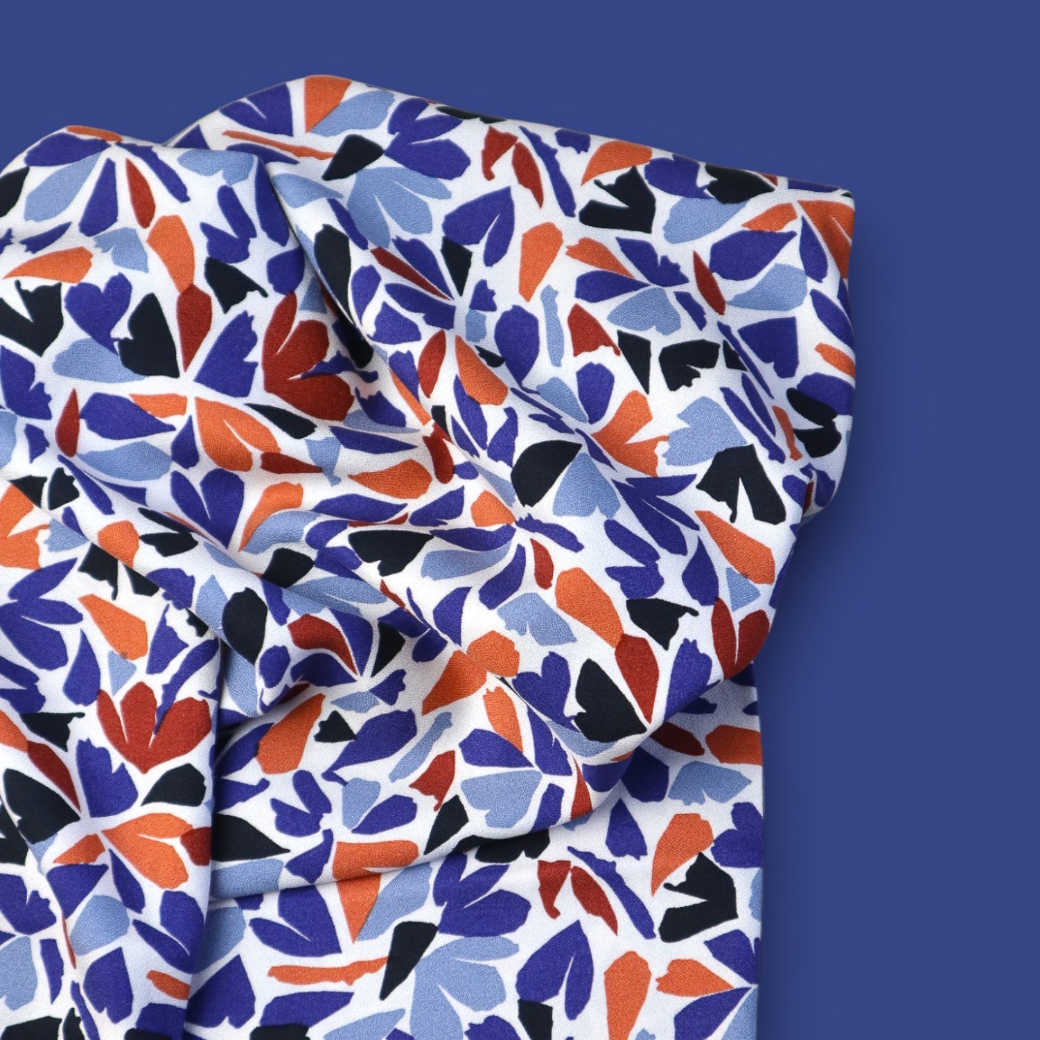 Mind The MAKER - Petra Blue ECOVERO™ Viscose Leia Crepe