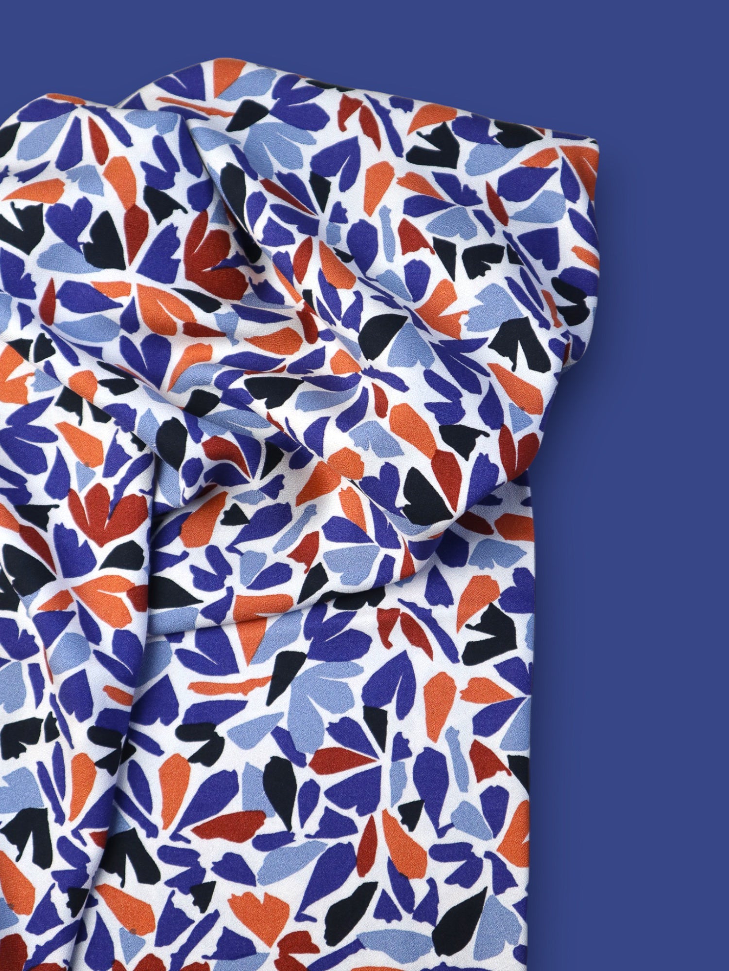 Mind The MAKER - Petra Blue ECOVERO™ Viscose Leia Crepe