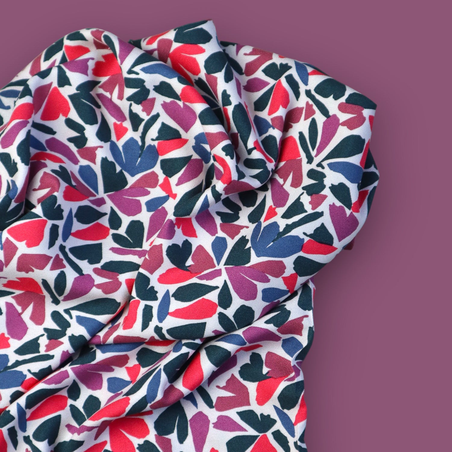 Mind The MAKER - Petra Pink ECOVERO™ Viscose Leia Crepe
