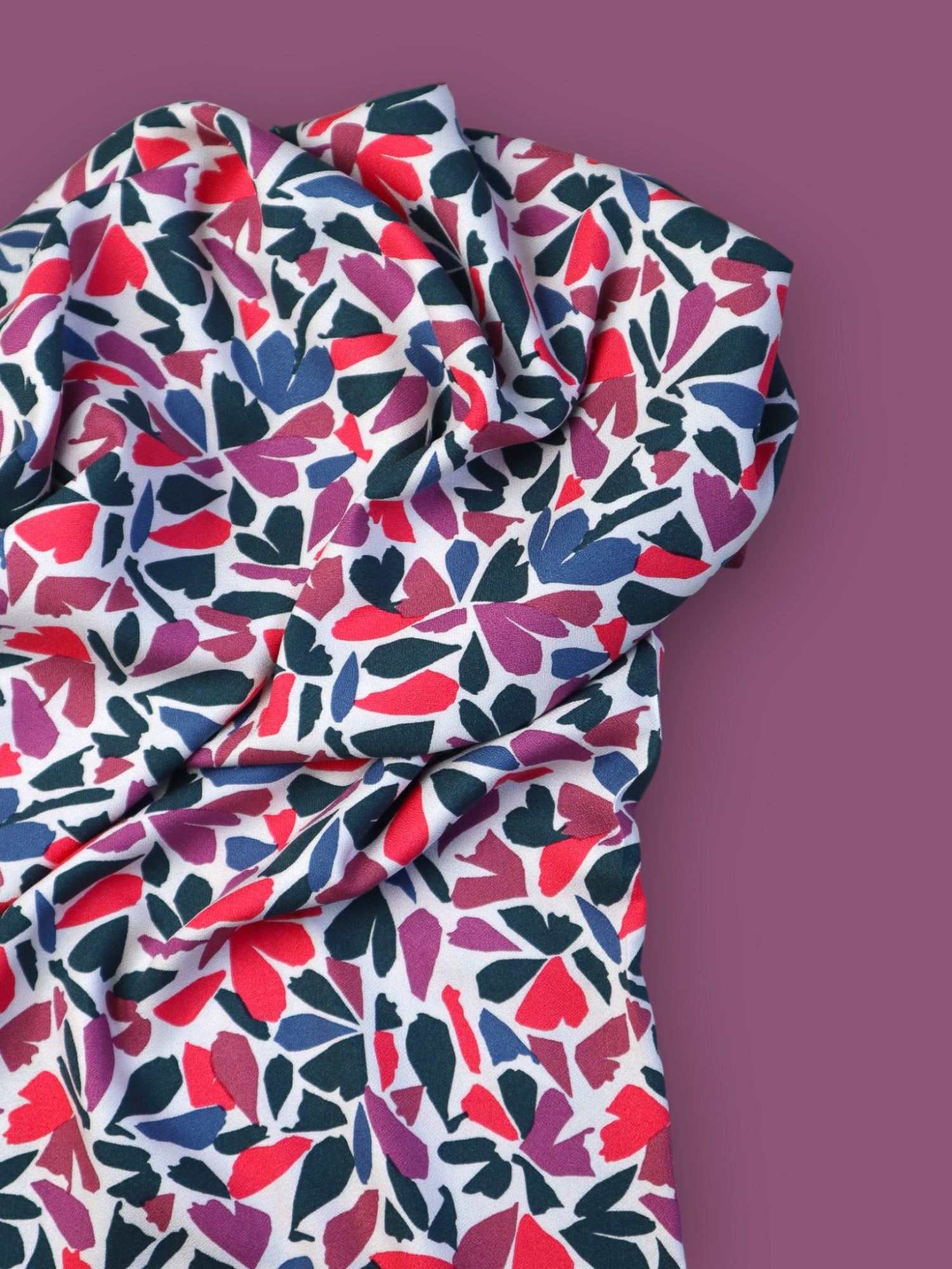 Mind The MAKER - Petra Pink ECOVERO™ Viscose Leia Crepe