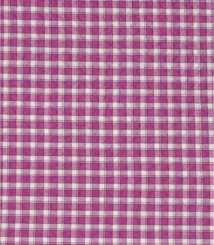 Cousette - Magenta Check Cotton Fabric