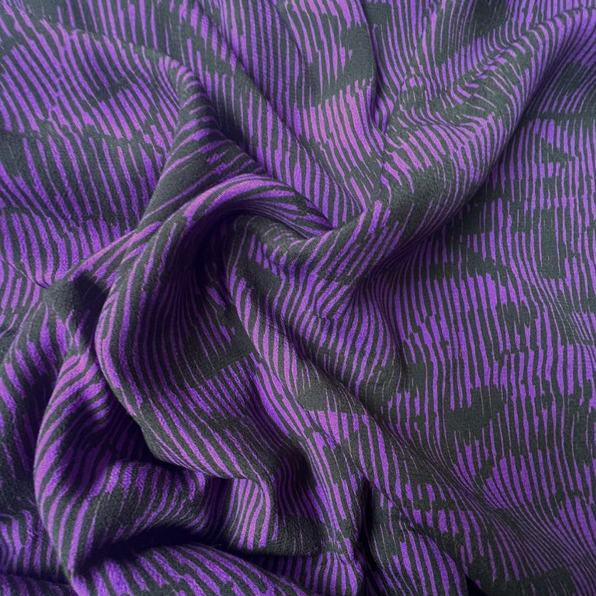 Cousette - Incantation Purple Viscose crepe