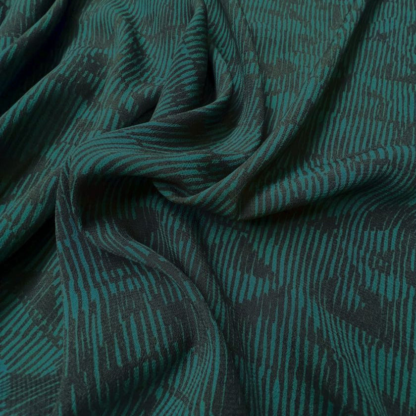 Cousette - Sortilège Mystic Green Viscose crepe