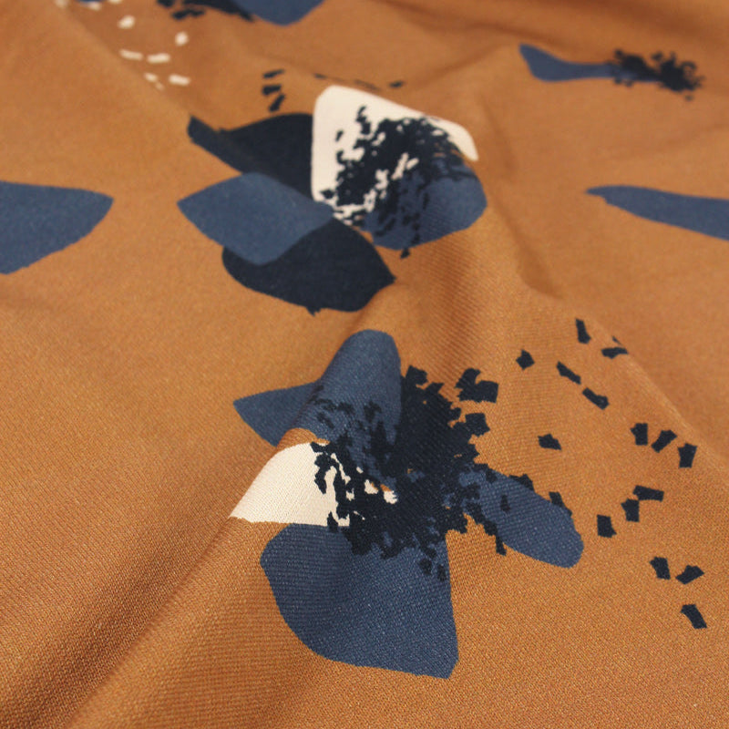 Églantine & Zoé - Anemone Camel Organic Cotton Brushed Sweat-shirting