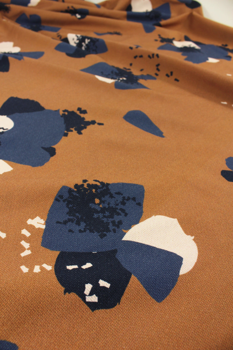 Églantine & Zoé - Anemone Camel Organic Cotton Brushed Sweat-shirting