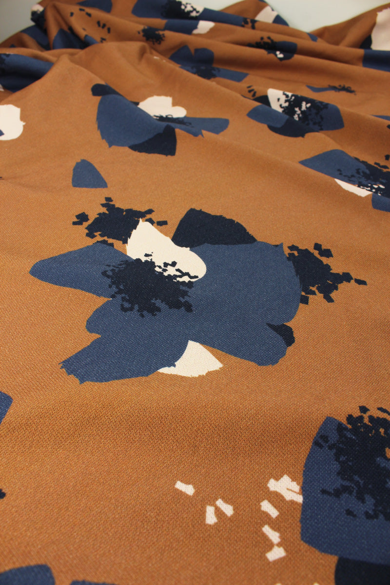 Églantine & Zoé - Anemone Camel Organic Cotton Brushed Sweat-shirting