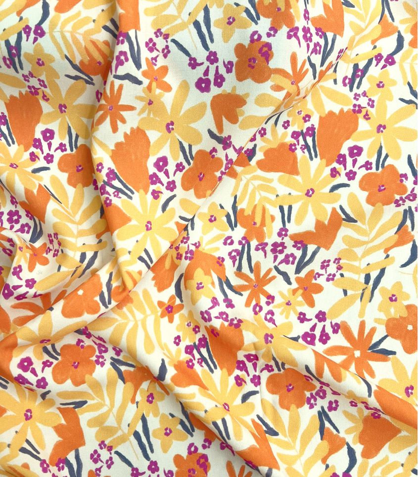 Cousette - Sunflowers Viscose Fabric