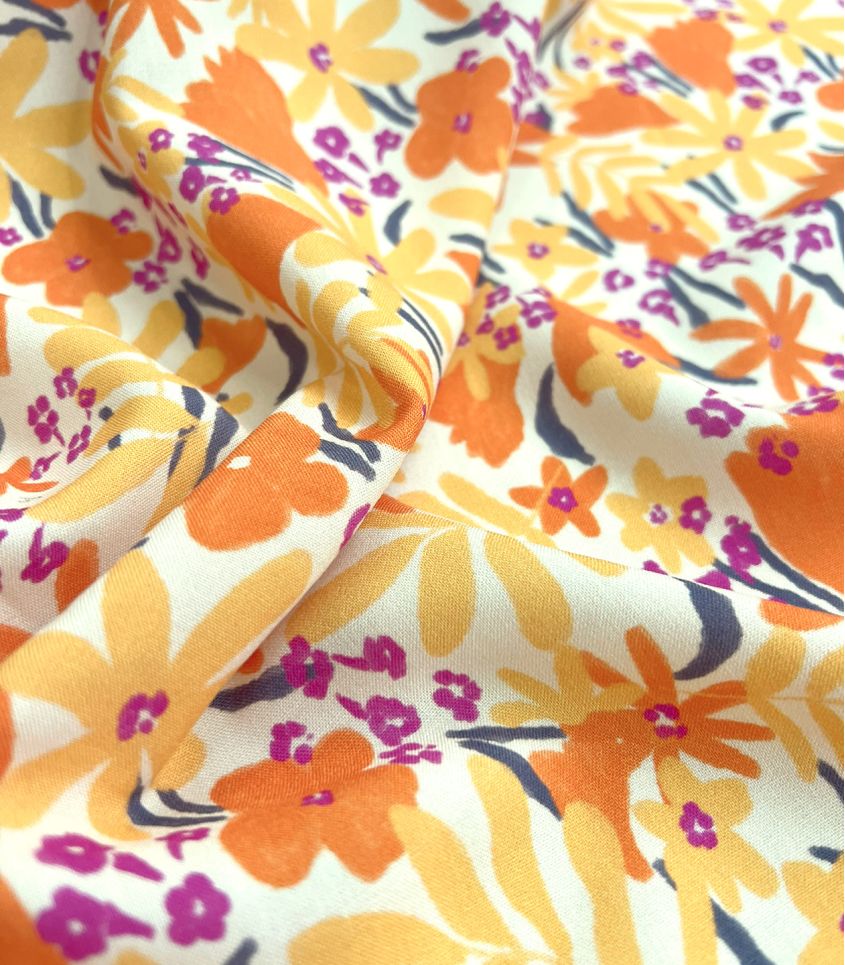 Cousette - Sunflowers Viscose Fabric