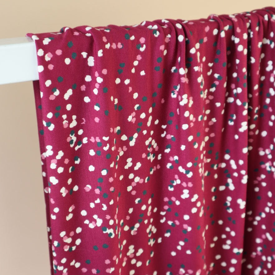 REMNANT 0.24 Metre - Mind The MAKER - Valo Fuchsia ECOVERO™ Saja Viscose Jersey