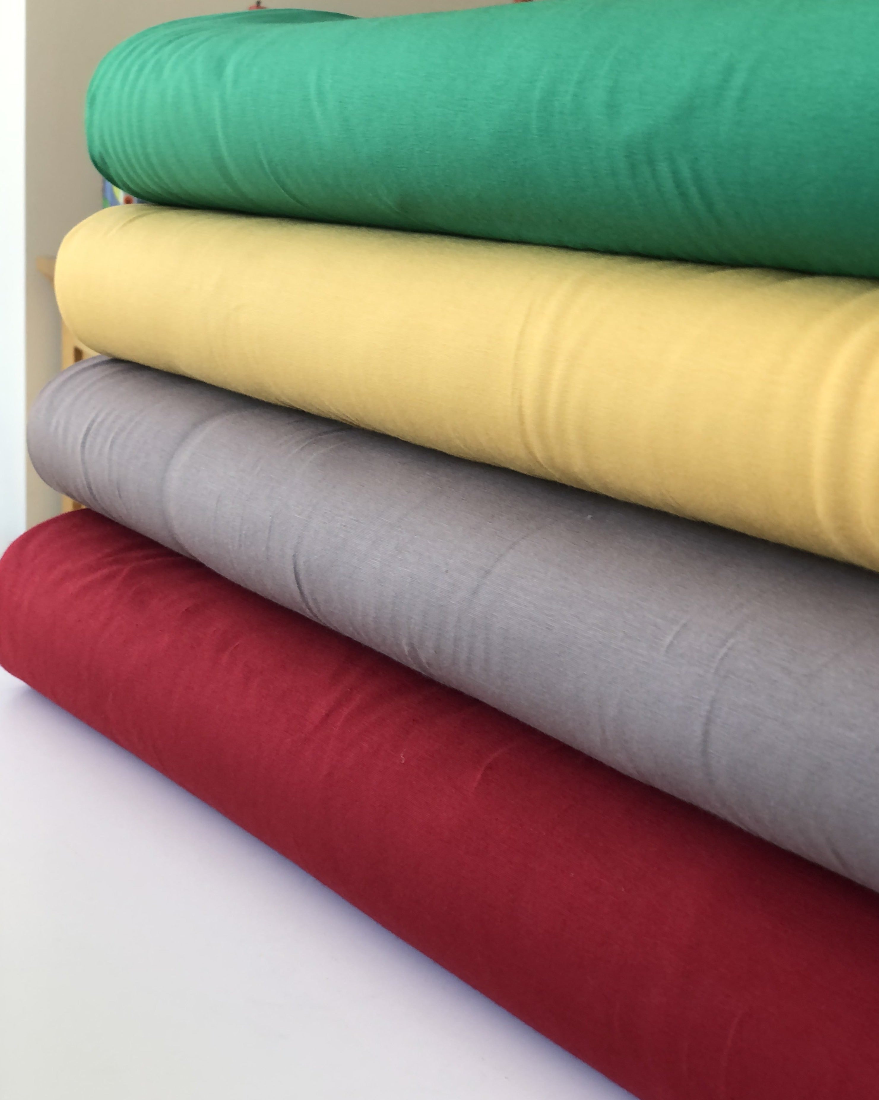Essential Chic Red Wine Plain Cotton Jersey Fabric