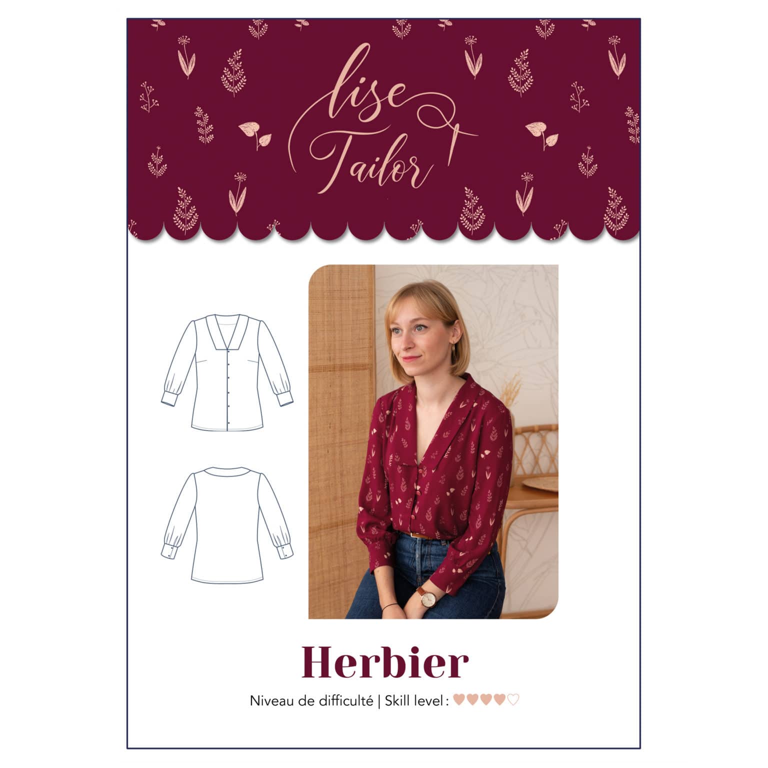 Lise Tailor - Herbier Blouse Sewing Pattern