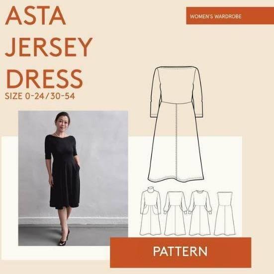 Wardrobe by Me - Asta Dress Sewing Pattern