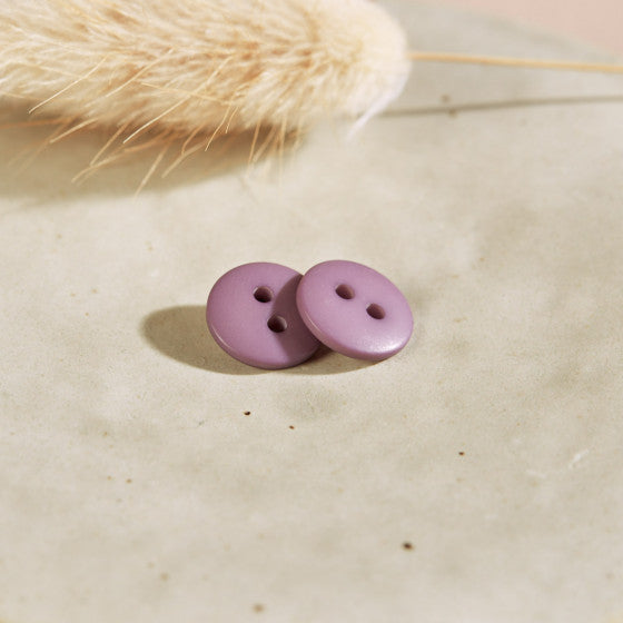 Atelier Brunette - Classic Matte Buttons - Divine Parma 15mm
