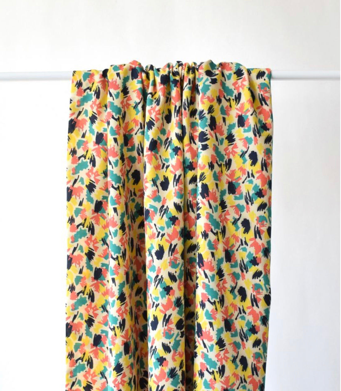 Cousette - Pollen Coral Viscose Fabric