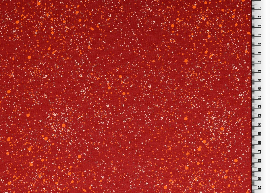 REMNANT 0.55 Metre - Galaxy Red Cotton Jersey