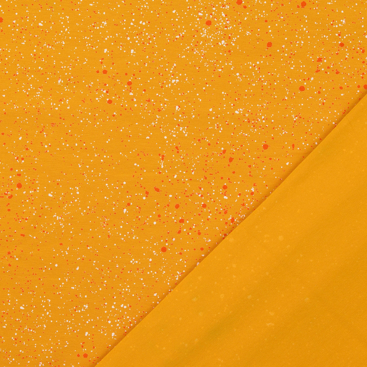 Galaxy Yellow Cotton Jersey Fabric Lamazi Fabrics