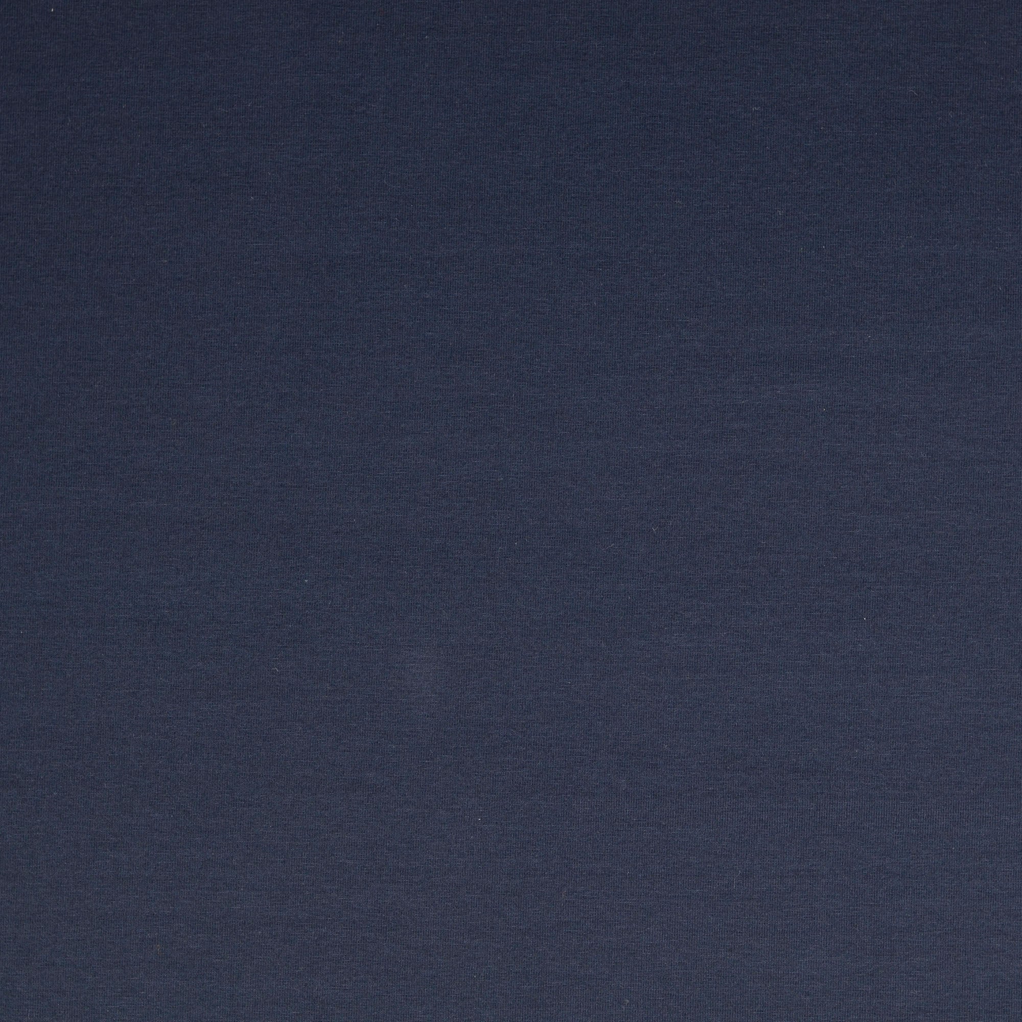 Essential Chic Dark Navy Plain Cotton Jersey Fabric