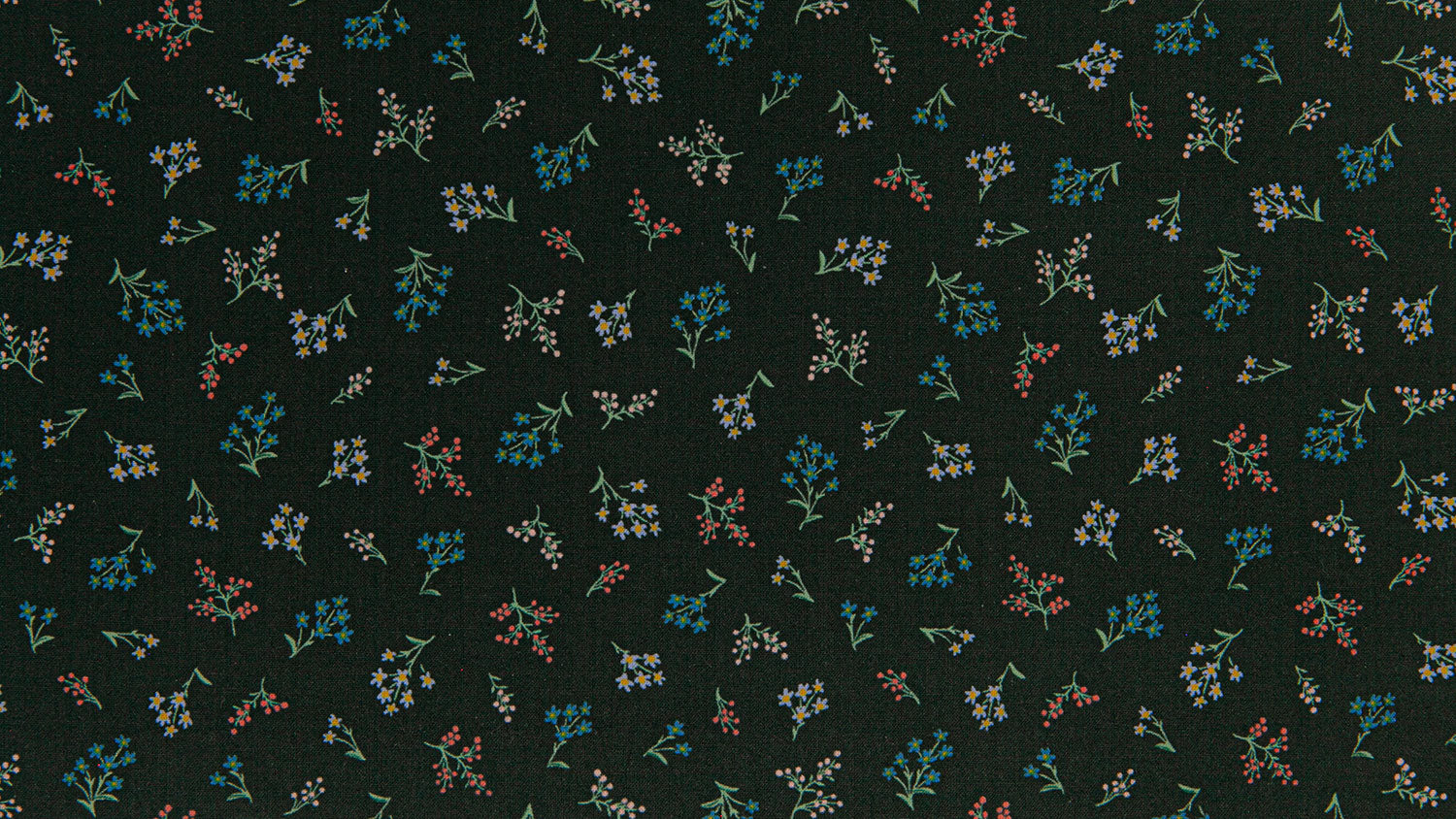 Rifle Paper Co - Petites Fleurs Hunter Cotton from Strawberry Fields