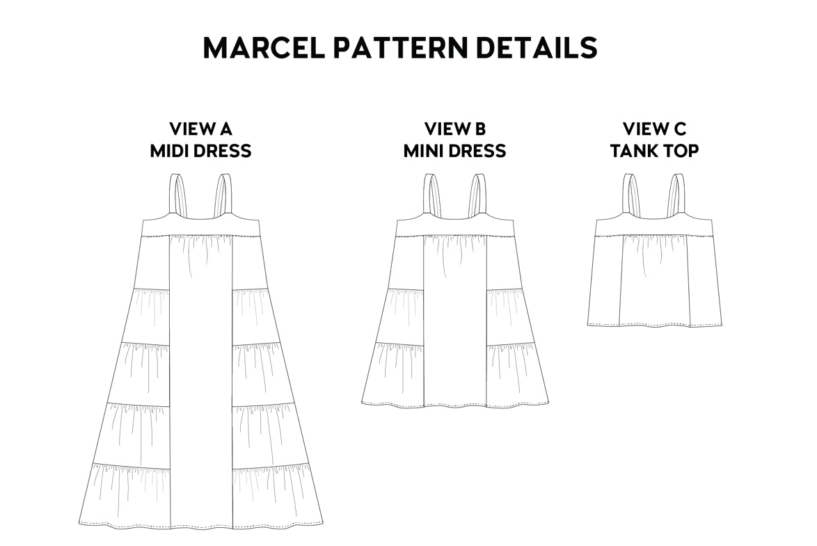 Chalk and Notch - Marcel Dress Sewing Pattern