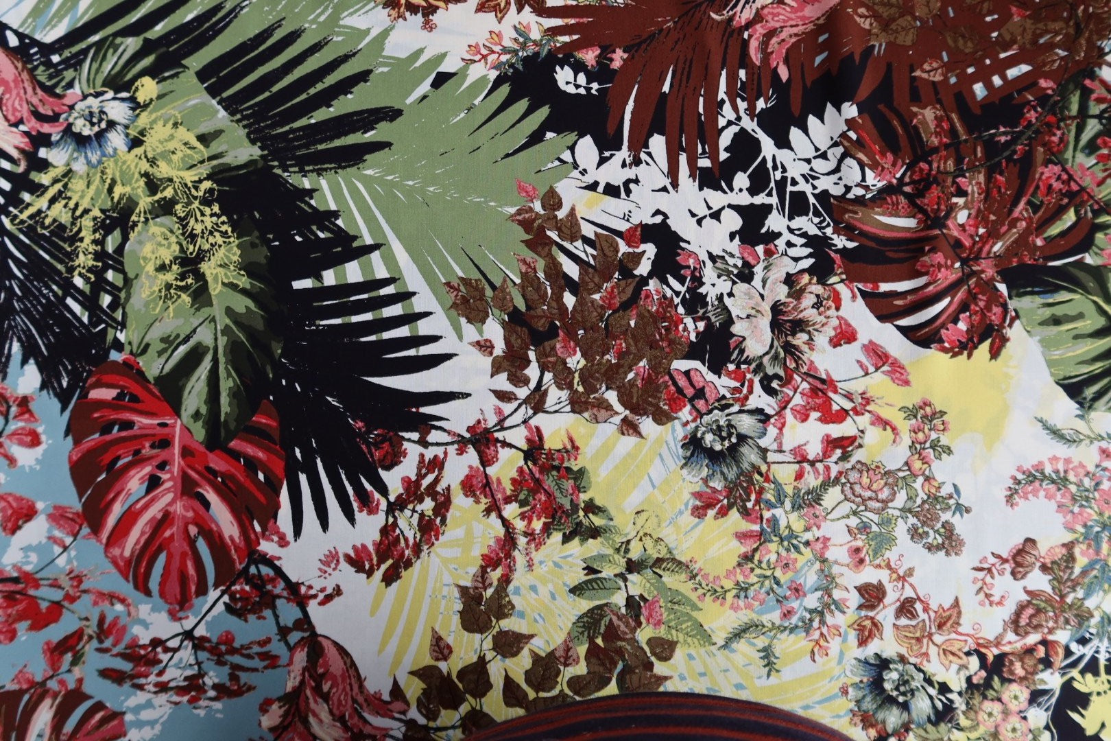 Ex-Designer Tropical Summer Viscose / Rayon Fabric