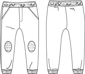 Ikatee - JIM Jogpants - Boy 3/12 - Paper Sewing Pattern