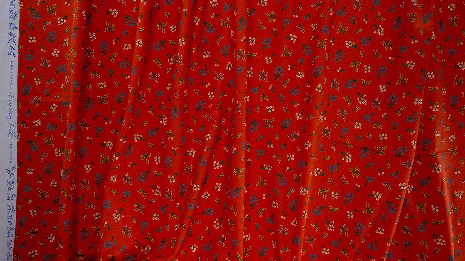 Rifle Paper Co - Petites Fleurs Red Cotton from Strawberry Fields