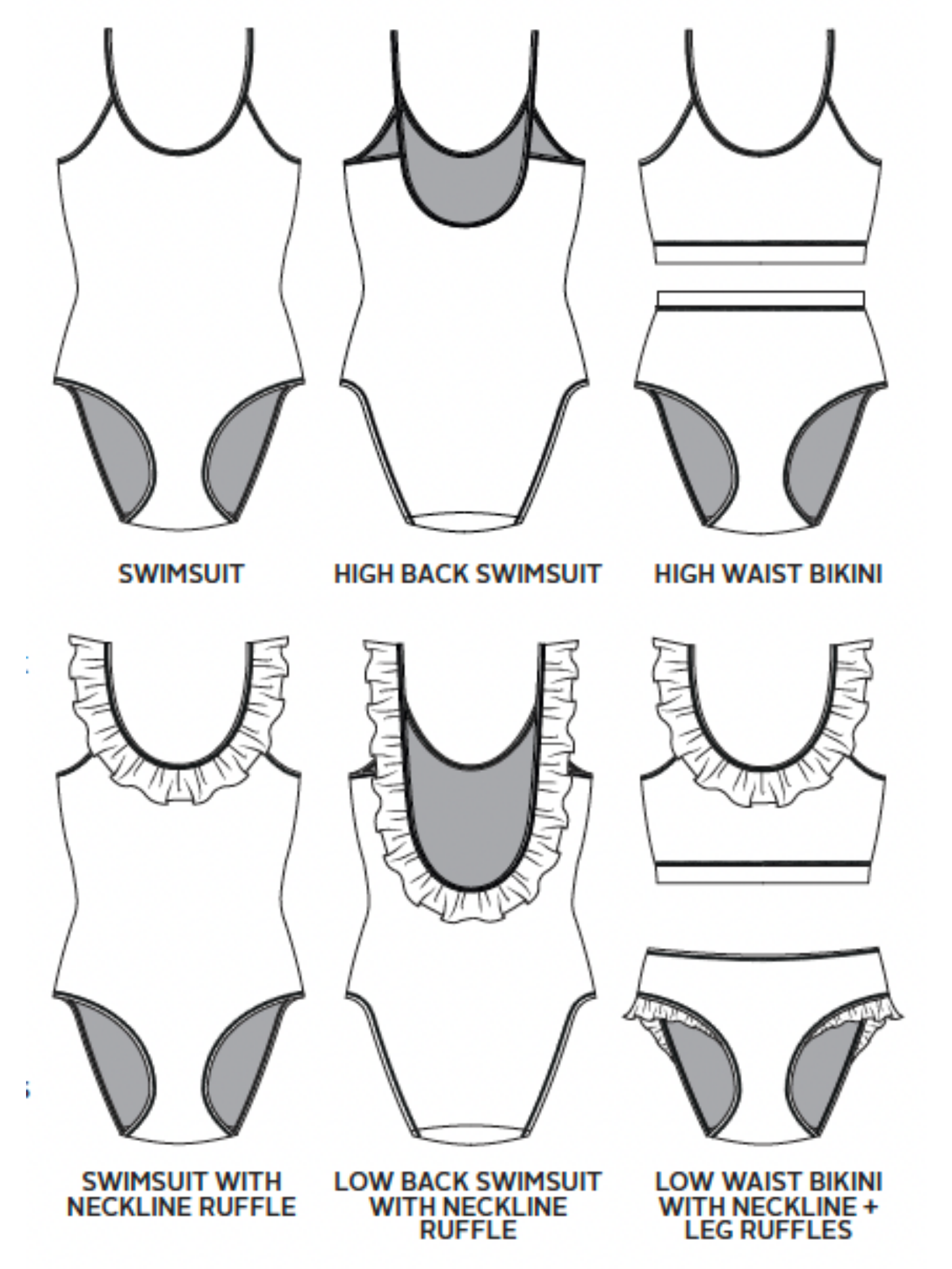 Tilly and the Buttons - Coralie Swimwear Sewing Pattern