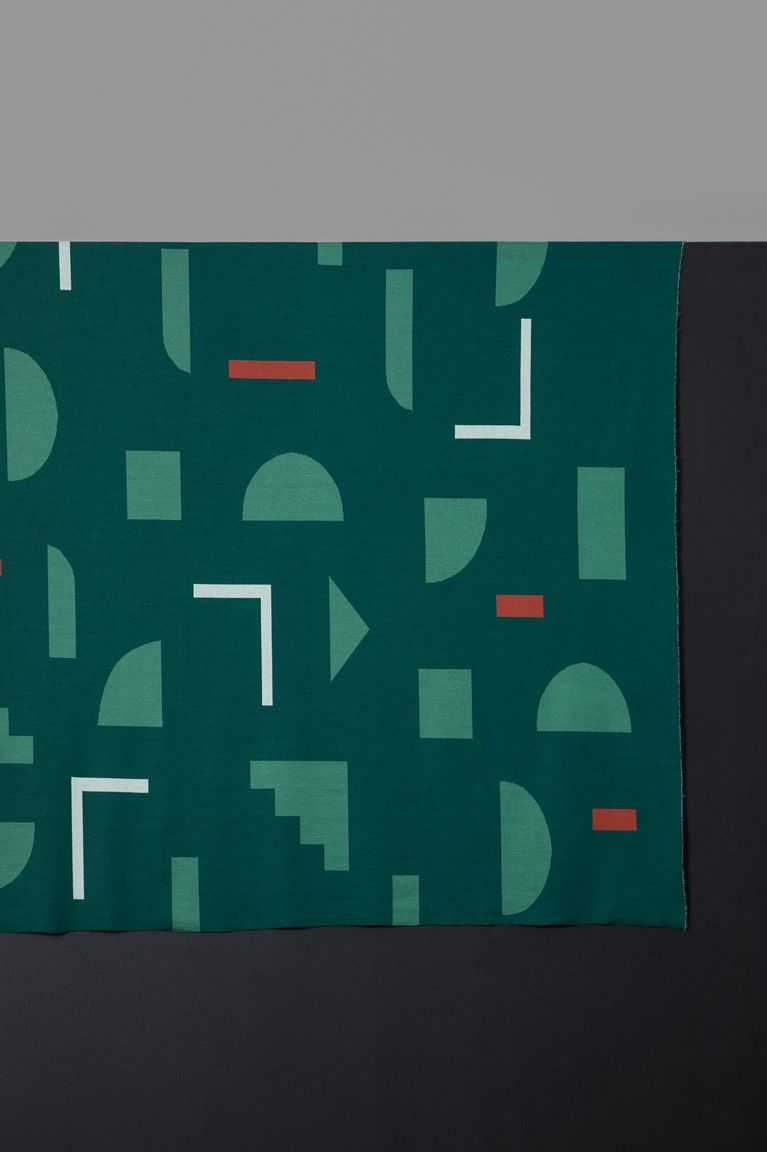 Mind The MAKER - Organic Element Jacquard Knit Bottle Green