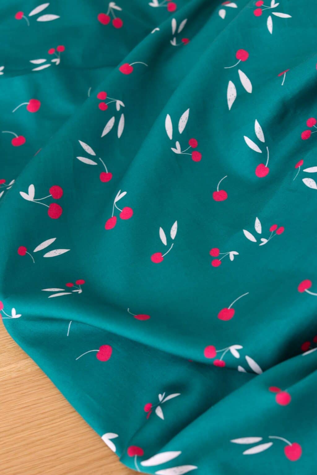 REMNANT 1 Metre - Lise Tailor - Clafoutis Cotton Sateen Fabric (with fault)